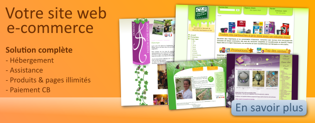 Cr�ation de site e-commerce